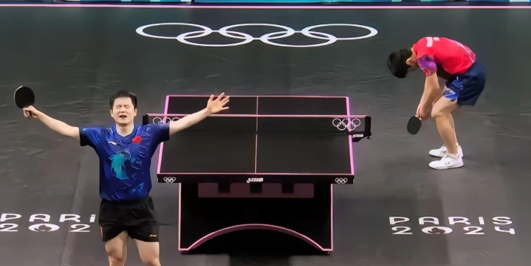 法国乒乓球队碾压英国乒乓球队，樊振东统治全场
