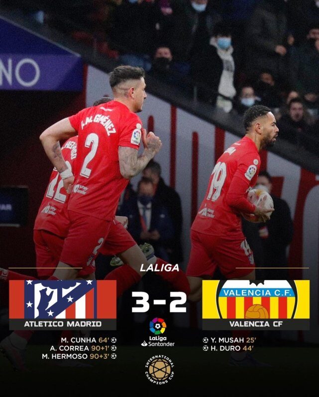 马德里竞技绝杀曼城，戈麦斯带队取胜